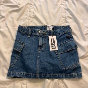 Princess polly denim mini skirt NWT